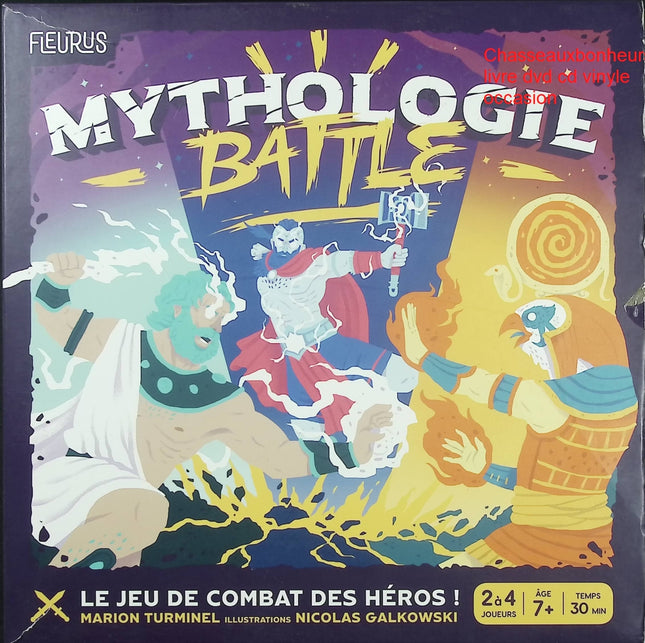 Jeu de cartes Mythologie Battle jeu stratégie combat mythes héros dieux famille enfants dès 8 ans - jeu de société