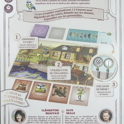Jeu de société Les Animaux de Baker Street jeu d’enquête coopératif famille enfants dès 7 ans logique déduction - jeu de société