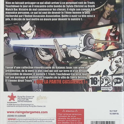 No More Heroes – Jeu vidéo Action Hack and Slash – Travis Touchdown – Nintendo Wii - Jeux vidéo