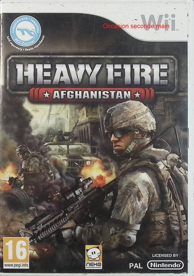 Heavy Fire Afghanistan – Jeu vidéo Wii – FPS Rail Shooter Militaire – 1 à 4 joueurs – Nintendo Wii - Jeux vidéo