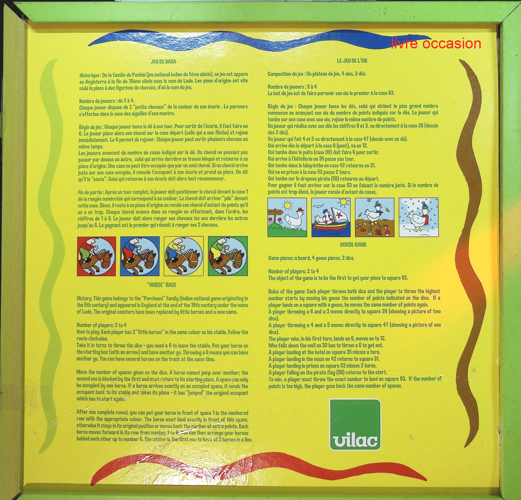 Dada Oie - Vilac - jeu en bois - jeu de société
