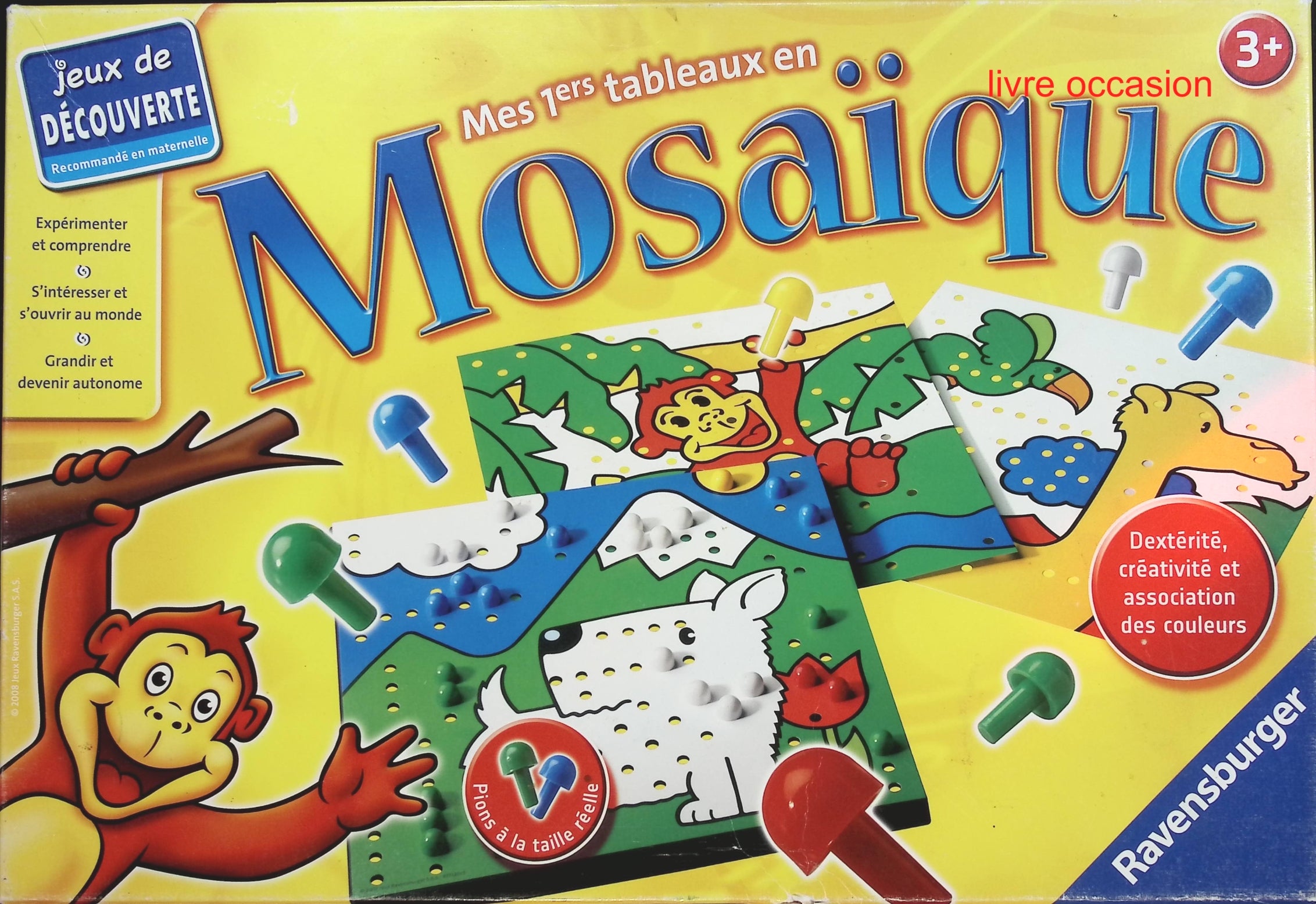 Mes 1ers tableaux en Mosaïque - RAVENSBURGER - jeu de société