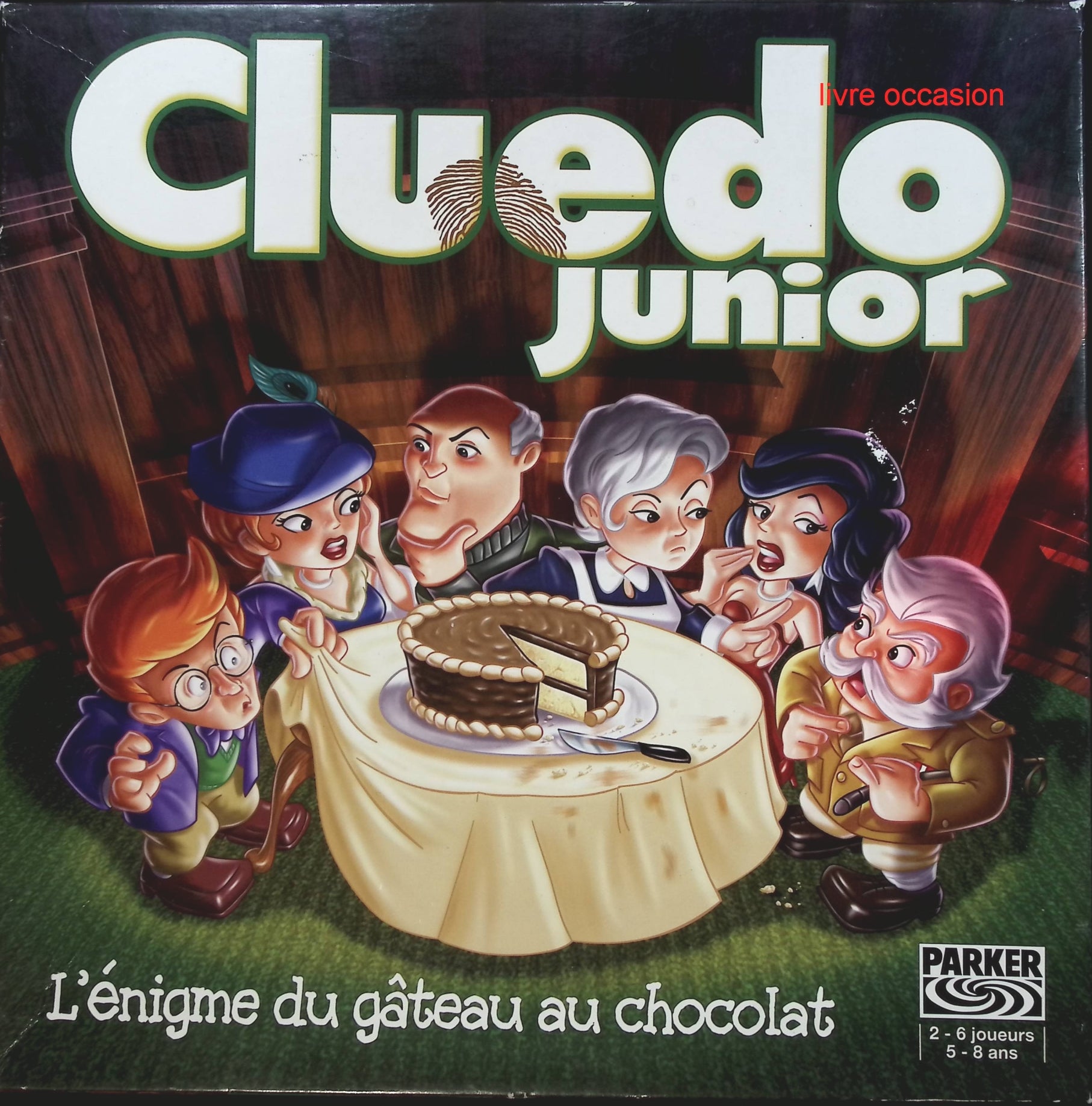 Cluedo Junior - L'énigme du gâteau au chocolat - Parker  - jeu de société