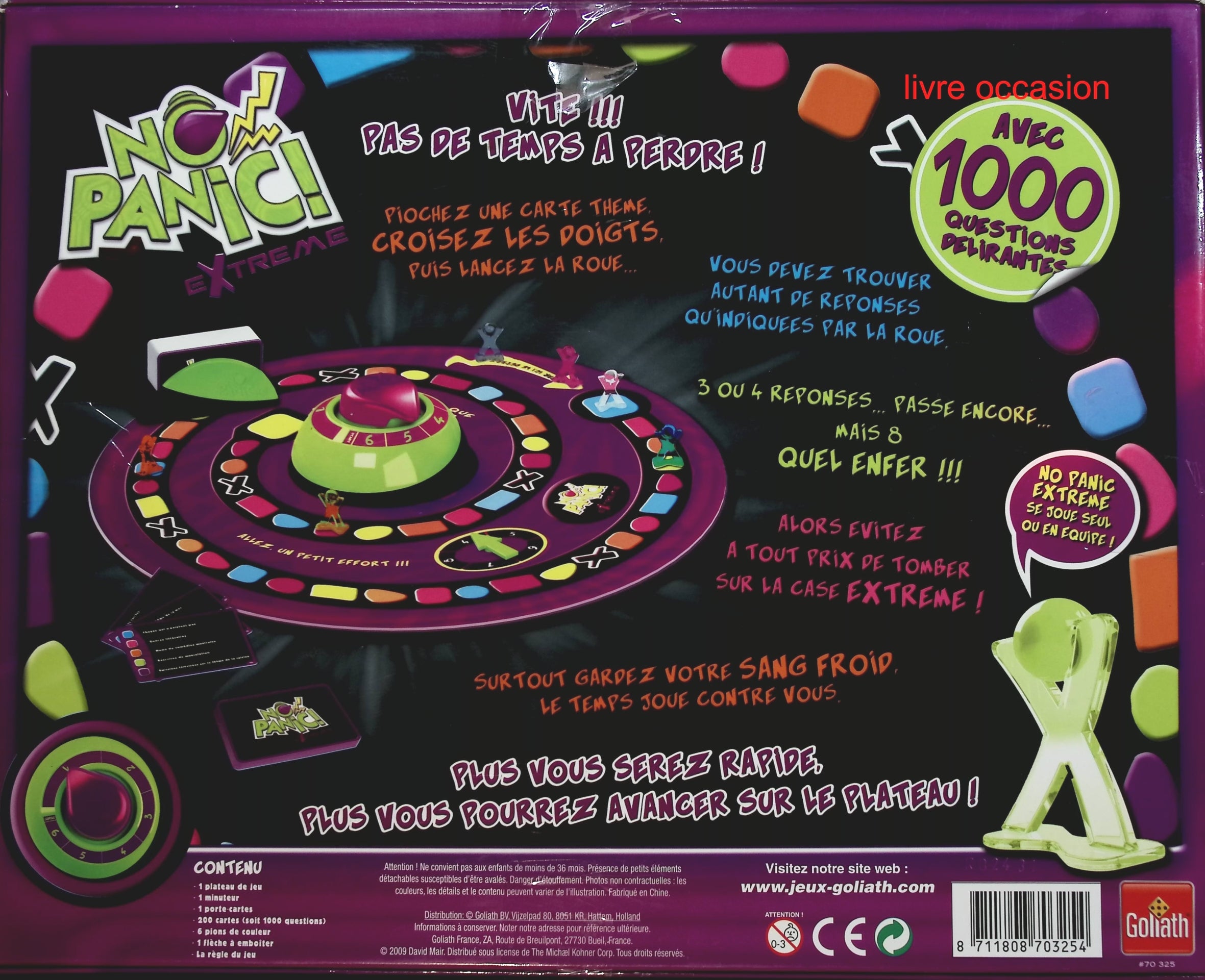 No Panic - Extrême - Goliath - jeu de société