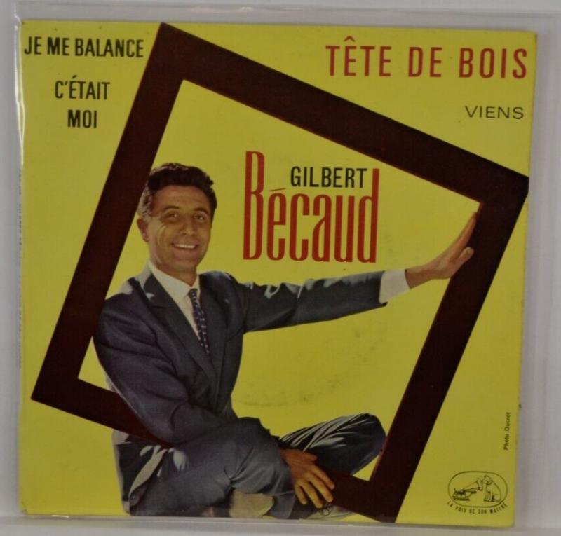 Wooden Head – Gilbert Becaud – 45 U/min Vinyl-Schallplatte