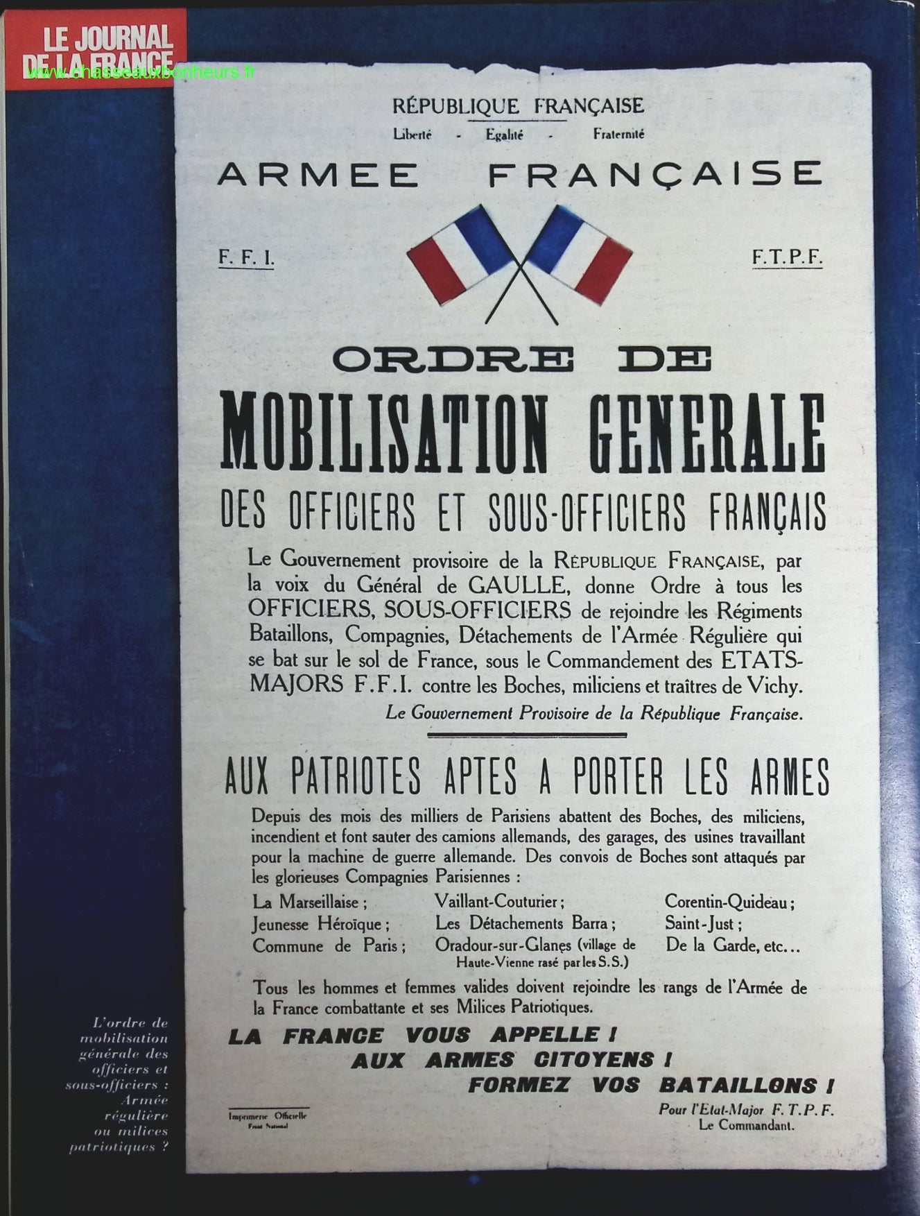 The Resistance - No. 132 - The Journal of France in the 1940s - Magazine Review Book