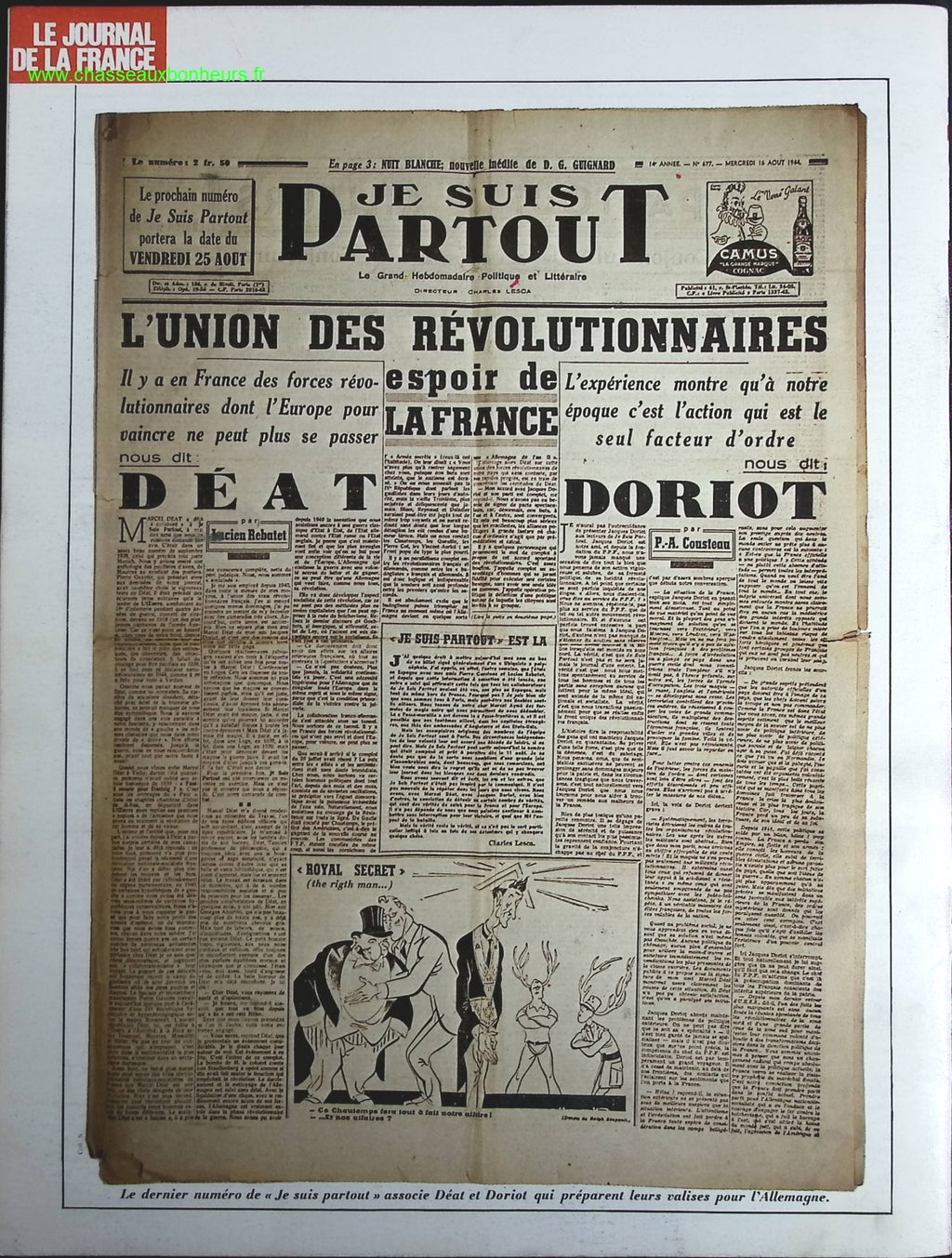 The Resistance - No. 132 - The Journal of France in the 1940s - Magazine Review Book
