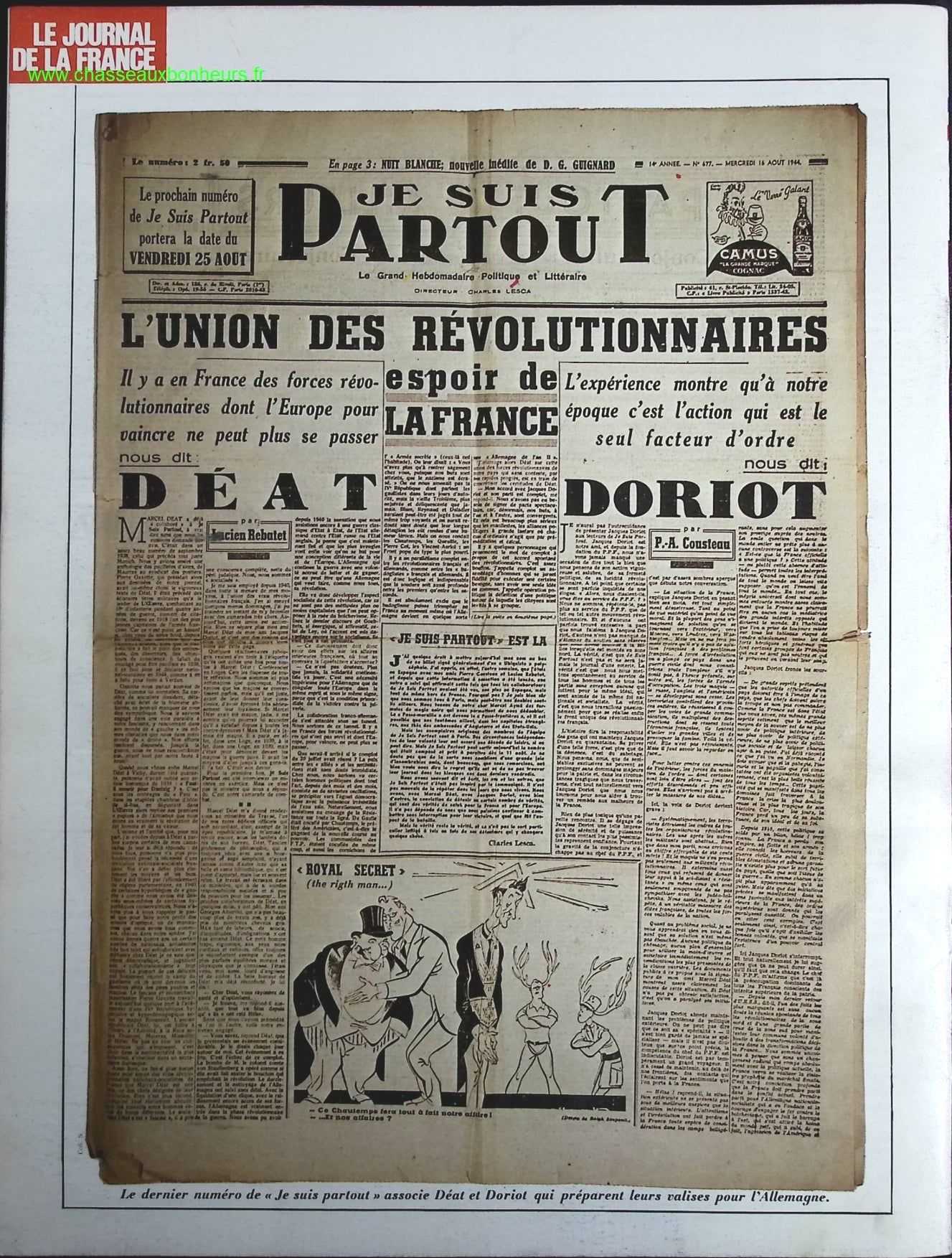 The Resistance - No. 132 - The Journal of France in the 1940s - Magazine Review Book