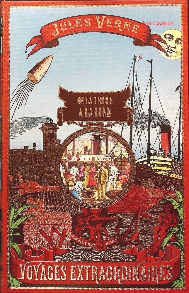 De la Terre à la Lune - Jules Verne - livre
