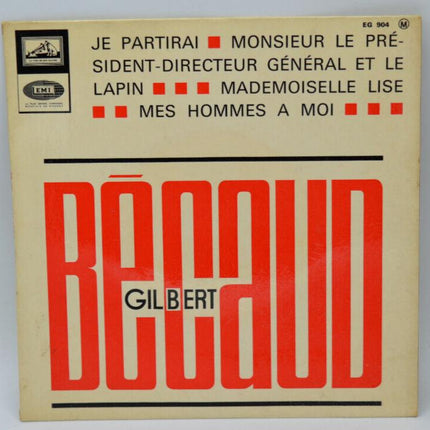 Gilbert Bécaud - I will leave - Mr. President... - 45 rpm vinyl record