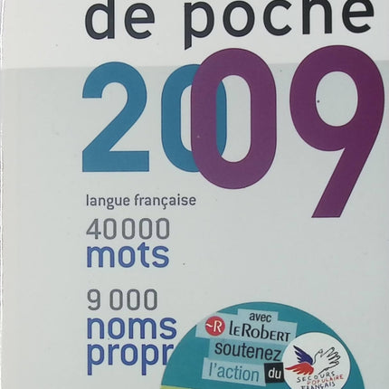 Le Robert de poche 2009 - Danièle Morvan - Livre