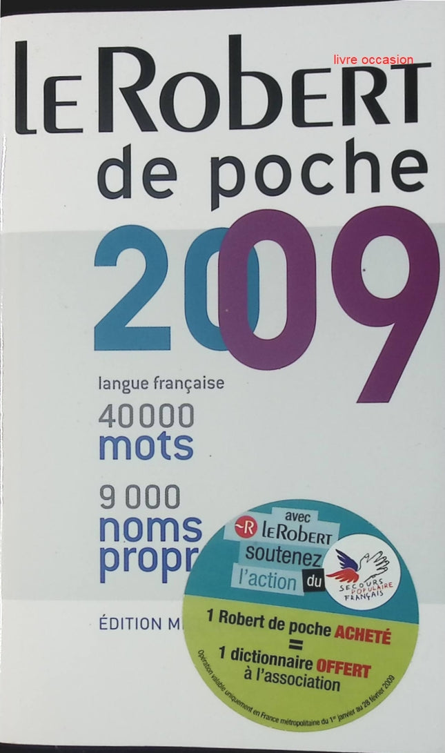 Le Robert de poche 2009 - Danièle Morvan - Livre