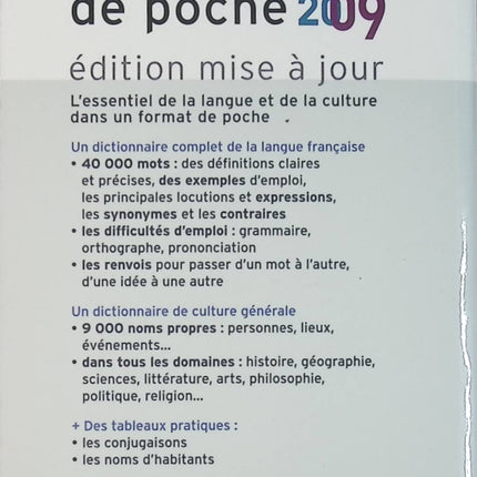 Le Robert de poche 2009 - Danièle Morvan - Livre
