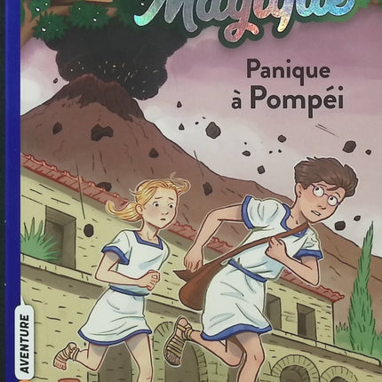 La Cabane magique Tome 8 – Panique à Pompéi – Mary Pope Osborne – Roman jeunesse, aventure et histoire - Livre