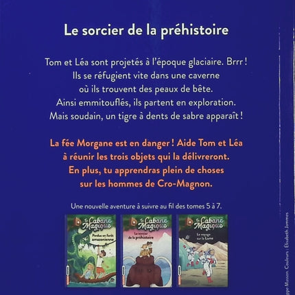 La Cabane magique Tome 6 – Le Sorcier de la préhistoire – Mary Pope Osborne – Roman jeunesse aventure et histoire - Livre
