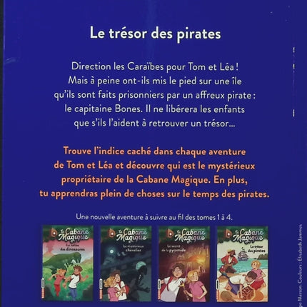 La Cabane magique Tome 4 – Le Trésor des pirates – Mary Pope Osborne – Roman jeunesse aventure et voyage - Livre