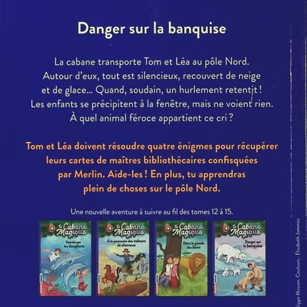 La Cabane magique Tome 15 – Danger sur la banquise – Mary Pope Osborne – Roman jeunesse aventure et découverte - Livre