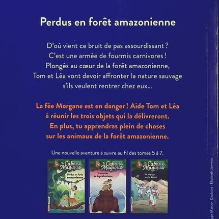 La Cabane magique Tome 5 – Perdus en forêt amazonienne – Mary Pope Osborne – Roman jeunesse, aventure et découverte - Livre