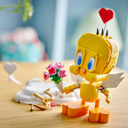 LEGO Looney Tunes Titi Amoureux 40824 – Figurine à construire pour collectionneur, décoration originale et cadeau Warner Bros pour fans de Titi - jeu de société