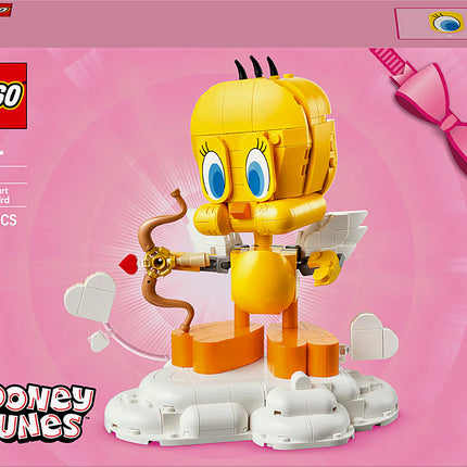 LEGO Looney Tunes Titi Amoureux 40824 – Figurine à construire pour collectionneur, décoration originale et cadeau Warner Bros pour fans de Titi - jeu de société