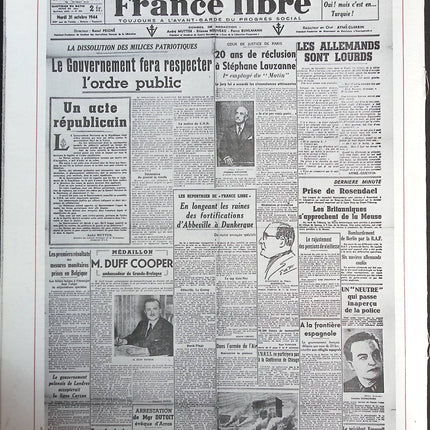 Der Widerstand - Nr. 132 - Das Journal des Frankreichs in den 1940er Jahren - Zeitschriftenrezensionsbuch