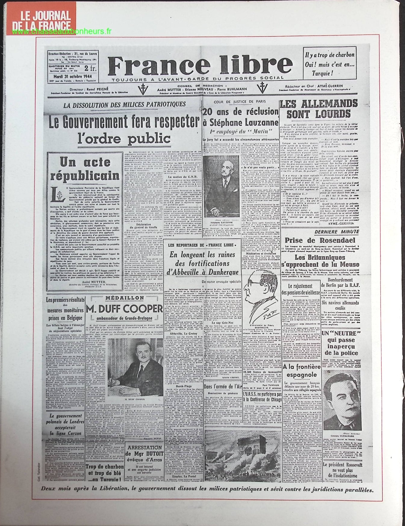 The Resistance - No. 132 - The Journal of France in the 1940s - Magazine Review Book
