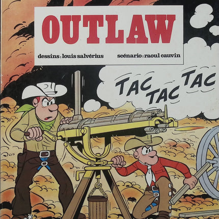Les Tuniques bleues Tome 4 – Outlaw – Cauvin & Salvérius – BD guerre de Sécession humour - Livre BD