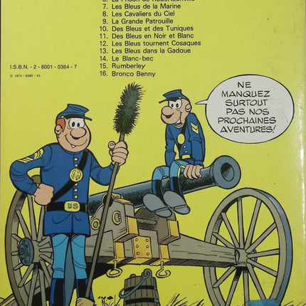 Les Tuniques bleues Tome 5 – Les Déserteurs – Cauvin & Lambil – BD humour guerre de Sécession - Livre BD