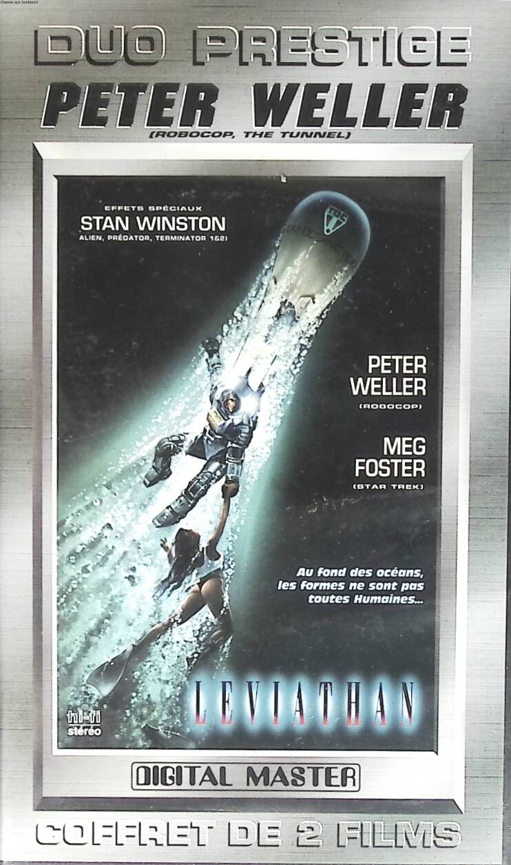 coffret duo prestige - Leviathan - Profondeurs - cassette vidéo vhs K7