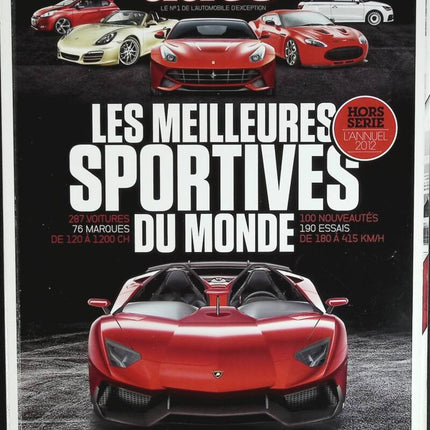 Les meilleurs sportives du monde - L'auto journal - n° HS - 2012 - revue magazine - voiture