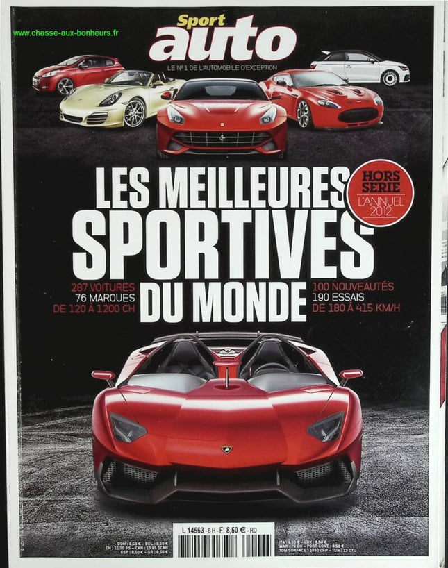 Les meilleurs sportives du monde - L'auto journal - n° HS - 2012 - revue magazine - voiture