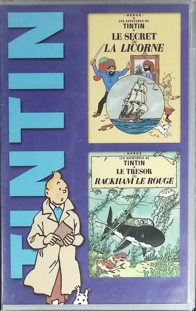 The Secret of the Unicorn / The Treasure of Rachkam the Red - VHS video cassette K7