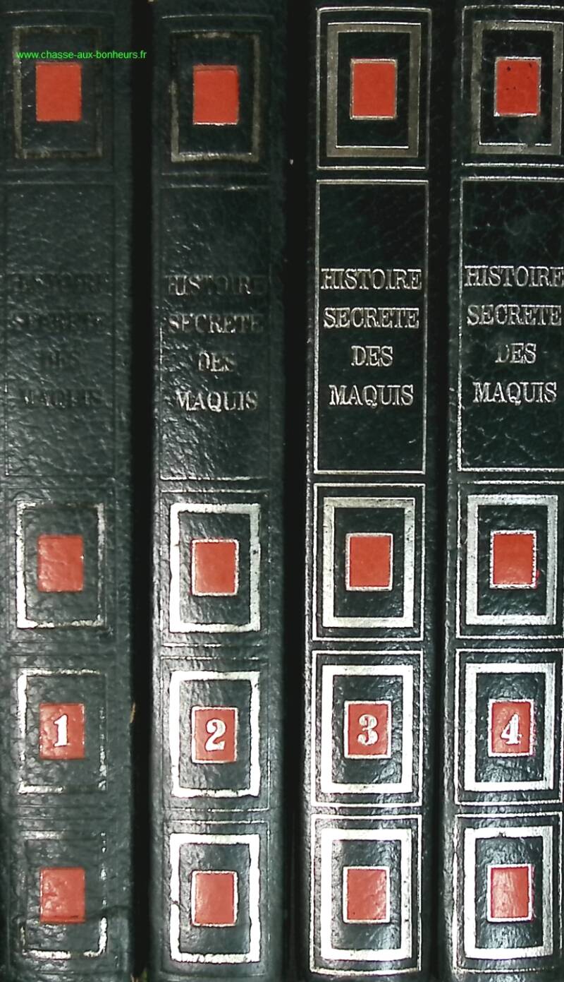Histoire secrète des maquis - 4 tomes - Bernard Michal - livre