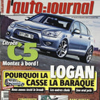 Citroën C5 Logan - L'auto journal - n° 714 - 2006 - revue magazine - voiture