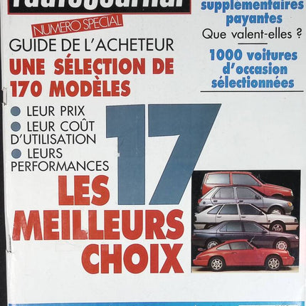 Die 17 besten Entscheidungen - L'auto journal - Nr. 18 - 1989 - Zeitschriftenrezension - Auto