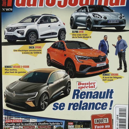 Renault is relaunching - L'auto journal - n° 1070 - 2020 - magazine review - car
