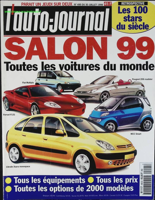 1999 Motor Show Special - L'auto journal - Nr. 495 - 1998 - Zeitschriftenkritik - Auto