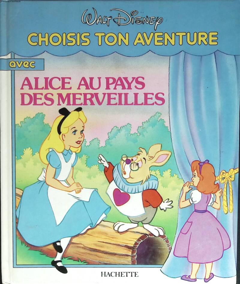Alice in Wonderland - Walt Disney - 1987 - book