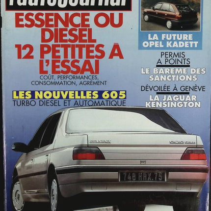 Benzin oder Diesel: 12 Kleinwagen im Test - L'auto journal - Nr. 5 - 1990 - Zeitschriftentest - Auto