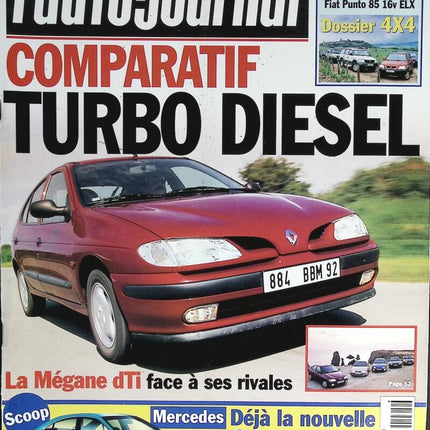 Turbo diesel comparison - L'auto journal - n° 465 - 1997 - magazine review - car