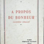 Über das Glück: Moralische Gespräche - M.-L. Morettte - 1931 - Buch