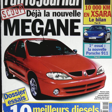 Déjà la nouvelle Megane - L'auto journal - n° 472 - 1997 - revue magazine - voiture