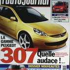 Peugeot 307 - L'auto journal - n° 473 - 1997 - revue magazine - voiture