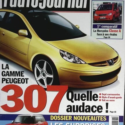 Peugeot 307 - L'auto journal - n° 473 - 1997 - revue magazine - voiture