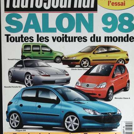 Spécial salon 98 - L'auto journal - n° 469 - 1997 - revue magazine - voiture