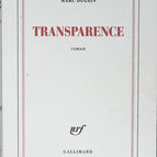 Transparency - Marc Dugain - book