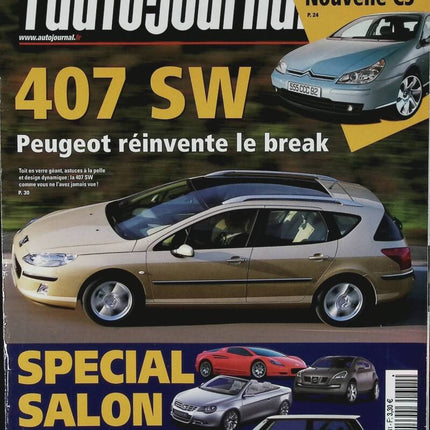 Peugeot 407 SW - L'auto journal - n° 641 - 2004 - Zeitschriftenbericht - Auto