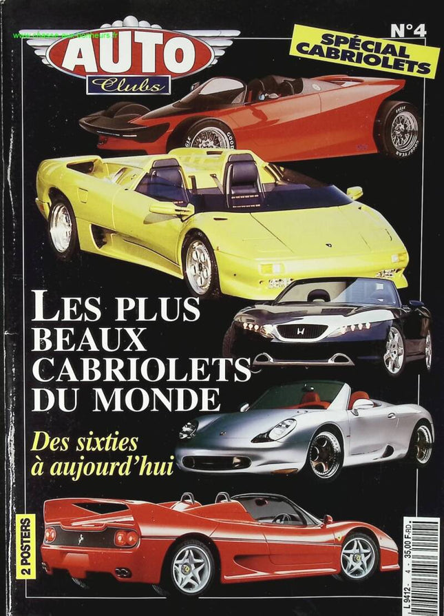 Special convertibles - Auto Clubs - n° 4 - 1989 - magazine review - car