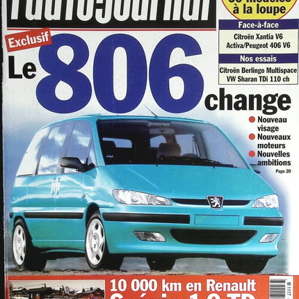 Die 806 Änderungen - L'auto journal - Nr. 456 - 1997 - Zeitschriftenrezension - Auto
