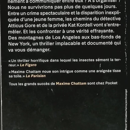 Un(e)secte - Maxime Chattam - livre